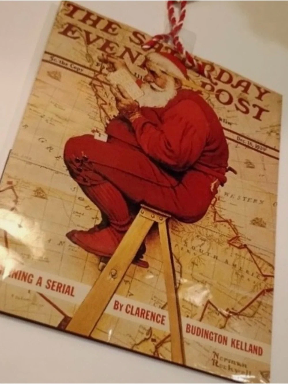 Bundle of 17 Vintage Norman Rockwell Christmas Gift Bags - Various sizes
